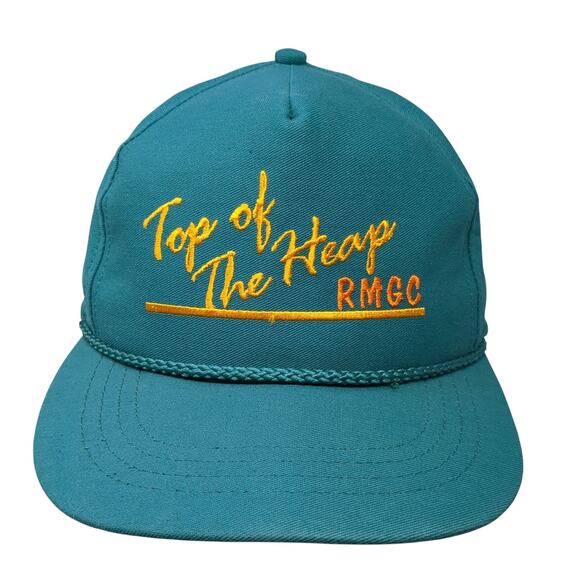 Top of The Heap RMGC Slideback Rope Hat Blue One Size Solid Adjustable - Picture 1 of 9